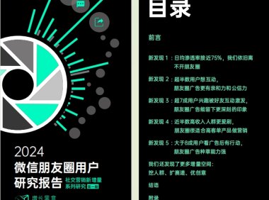 微信朋友圈报告【增长黑盒】