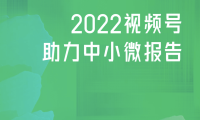 2022视频号助力中小微报告-百准研究院