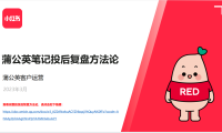 小红书蒲公英笔记投放复盘方法论