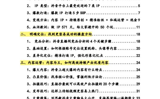 抖音 IP 创业指南