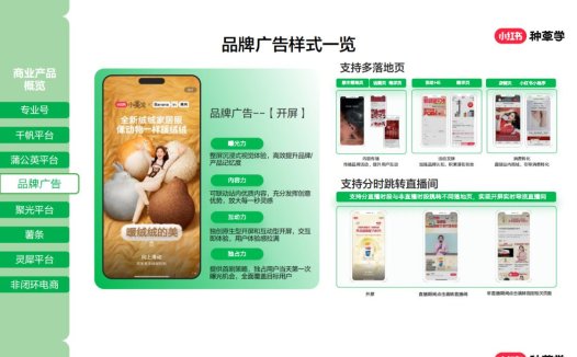 小红书商业产品全景介绍